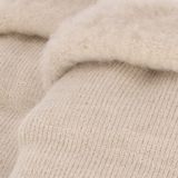 Heat Essentials - Wollen Pantoffel Sokken - Unisex - Beige - Antislip