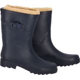 XQ  Regenlaarzen Dames  Fake Fur  Navy  Regenlaarzen met voering