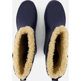 XQ  Regenlaarzen Dames  Fake Fur  Navy  Regenlaarzen met voering