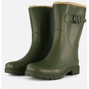 Angro Regenlaarzen Dames - Rubber met Fleece Voering