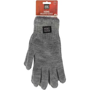 Thermo handschoenen heren - Medium Grijs- S/M - 1-Paar