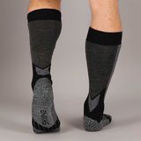 Xtreme Skisokken - 2 paar unisex skikousen kniehoogte - Multi Black - Maat 35/38