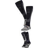 Xtreme Skisokken - 2 paar unisex skikousen kniehoogte - Multi Navy