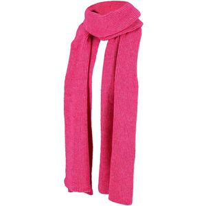 Wintersjaal effen fuchsia