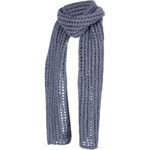 Winter Sjaal Effen Sjaal Dames Sjaal Denim Blauw