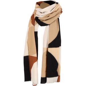 Wintersjaal bruin-beige