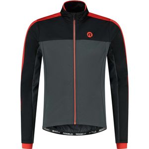 Rogelli Freeze Winter Fietsjack Heren - Wielrenjack - Grijs, Zwart, Rood - Maat S