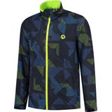 Rogelli - Electro - Hardloopjack - Donkerblauw, Zwart, Fluor - Lichtgewicht, Ventilerend