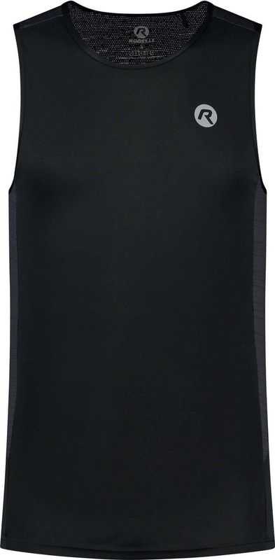 Rogelli - Core - Hardlooptop - Zwart - Ademend Materiaal