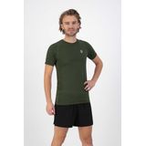 Rogelli Essential Sportshirt - Korte Mouwen - Heren - Legergroen