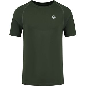 Rogelli Essential Sportshirt - Korte Mouwen - Heren - Legergroen