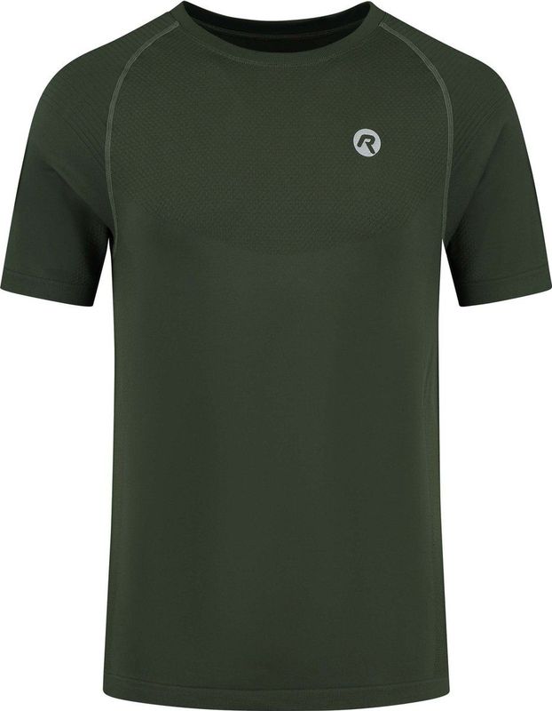 Rogelli Essential Sportshirt - Korte Mouwen - Heren - Legergroen
