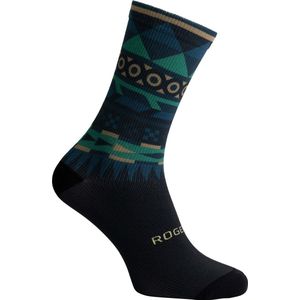 Rogelli Aztec Fietssokken - Heren - Groen, Zand - Maat 42-47