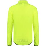 Rogelli - Essential - Regenjas - Fluor-Geel - Fietsregenjack