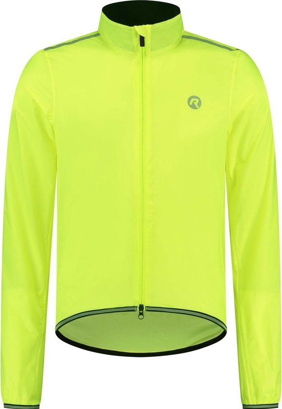 Rogelli - Essential - Regenjas - Fluor-Geel - Fietsregenjack