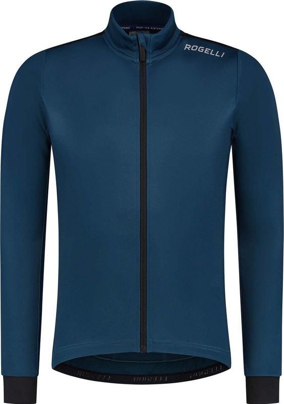 Rogelli - Core - Fietsshirt - Blauw - Lange Mouwen - Comfort Fit