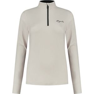Rogelli Sage Hardloopshirt - Lange Mouwen - Dames - Taupe, Zwart