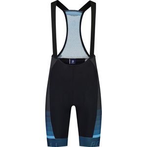Rogelli Hero II Korte Fietsbroek - Met Bretels - Heren - Blauw, Zwart - Maat XL