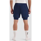 Rogelli - Essential 2-in-1 - Hardloopshort - Blauw - Heren