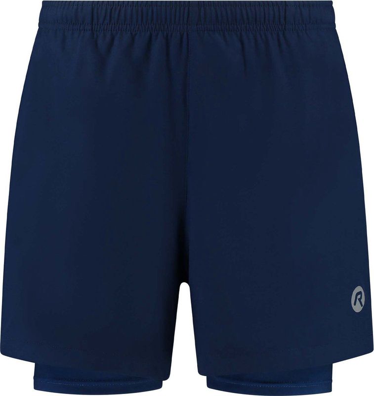 Rogelli - Essential 2-in-1 - Hardloopshort - Blauw - Heren