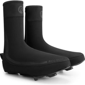 Rogelli Essential Softshell Fiets Overschoenen - Wielrennen - Winddicht en Waterafstond - Gevoerd - Zwart - Maat 48-49