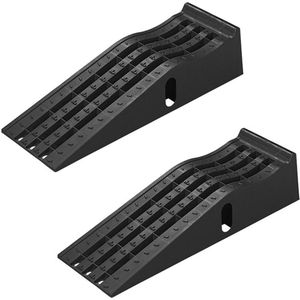 Crius Oprijbrug set van 2 stuks - Oprijblokken met beladingshoogte van 15,5 cm - Oprijplaat tot 3000 kg