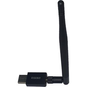 Eisenz 300Mbps - USB2.0 WiFi dongel met antenne 300Mbps, wifi ontvanger met antenne, wifi usb met antenne