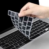 Lunso MacBook Air 13 (M2/M3) / Air 15 (M2/M3) / Pro 14 / Pro 16 (M1/M2) - Keyboard Cover (EU) QWERTY indeling - Zwart