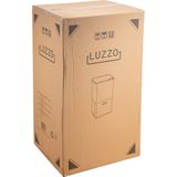 Luzzo® Kansas Push Prullenbak 63 liter Afvalscheiding 4 vakken Afval Scheiden Metal Grey