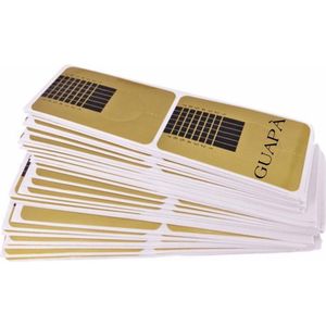 GUAPÀ Acryl Nagel sjablonen - Nail Forms - French Manicure - Goud | 50 stuks