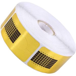 GUAPÀ | Acryl Nagel sjablonen - Nail Forms - French Manicure - Goud | 500 stuks