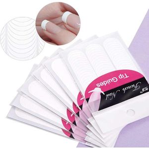 GUAPÀ - French Manicure Nagel Stickers - Nail Art - Kunstnagels - Acryl & Gel - 5 x 51 stuks