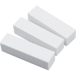 GUAPÀ - Nagelvijl / Blokvijl Wit - Nagel Voorbereiding & Polijsten - High Quality - 3 stuks