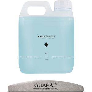 GUAPÀ® UV Cleanser voor het verwijderen van de Gel Plaklaag inclusief een Nagelvijl Moon 100/180 - 1000 ml