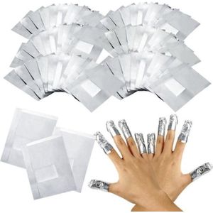 GUAPÀ® Gellak Nagel Verwijderaar Wraps voor alle Gel Nagels | Gel Nagellak Remover | Soak Off Folie | 20 stuks