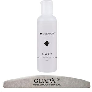 GUAPÀ® Gellak Nagel Verwijderaar voor alle Gel Nagels | Gel Nagellak Remover | Soak Off Remover | 100 ml