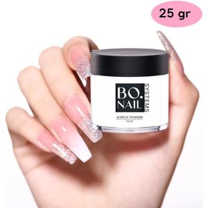 GUAPÀ® Acrylpoeder Clear | Acrylic Powder Transparant | Acryl Nagels | Starterspakket | 25 gr | Professionele Kwaliteit Acryl Poeder