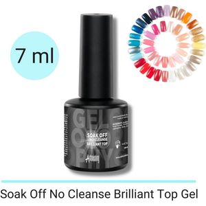 GUAPÀ® Top Coat Gellak | Gellak | Gellak Starterspakket | High Shine No Wipe Top Gel | Poly Gel | Acryl Nagels | 7ml Top Gel Nagels