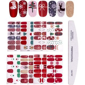 GUAPÀ® Nagelstickers & Nail wraps - Nail Art - Nagel Folie - Kerst Stickers - Nagelstickers Kerst | 8 Nail Art stickervellen