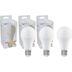 ProLong LED Lamp E27 - 16W (120W) - Warm wit - A60 Mat Peertje - 3 lampen