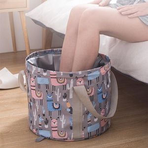 TDR - Opvouwbaar waterdichte bad - geschikt voor voetenbad / kleren wassen / etc - 26L grijs alpaca