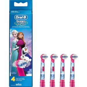 Frozen - Oral B - Oral-B Stages Power Disney Frozen (4 stuks) - Opzetstukjes - Tandenborstel - Elektrische tandenborstel - BRAUN - SOFT EDITON - LIMITED EDITION