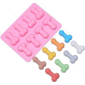 Winkrs - Piemel Penis vorm voor ijsblokjes, chocolade of snoepjes | Maak 8 piemeltjes met deze siliconen mal