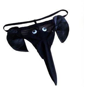 Zwarte Olifanten String - Olifant Ondergoed Heren | onesize