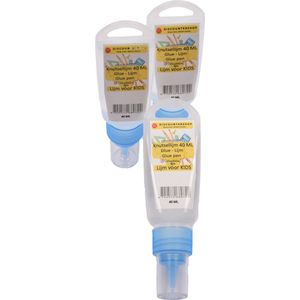 Discountershop® | Stuks 3 | Knutsellijm 40ml lijm pen - Lijm - All purpose glue - Glue pen - Kinderlijm - Knutselen - Goedkope knutsellijm |Alleslijm