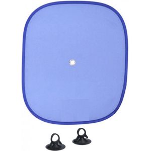 Zonwering Zonnescherm Auto UV Protectie 2 Stuks Autozonwering Voor Autoraam Zijruit -Blauw