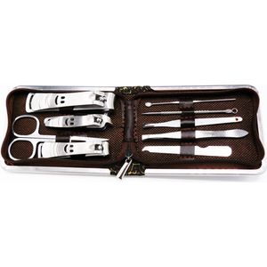 Nagelverzorging Set - 9-delig - Luxe Manicure Pedicure Set - Pedicureset Professioneel - Manicure Set Mannen & Vrouwen