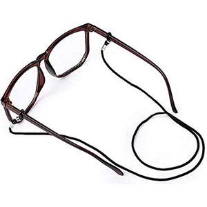 Brillenkoorden - Zwart - 12 stuks - Brillenkoord Kinderen - Zonnebrilkoord - Brilkoord