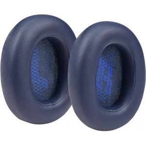 Oorkussens Geschikt Voor JBL Live 650BT NC / 660 NC Koptelefoon - 2 Stuks - Zacht Schuim - Eiwitleer - Donkerblauw