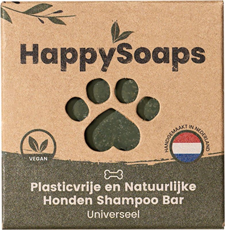 HappySoaps - Honden Shampoo Bar Universeel - 70g